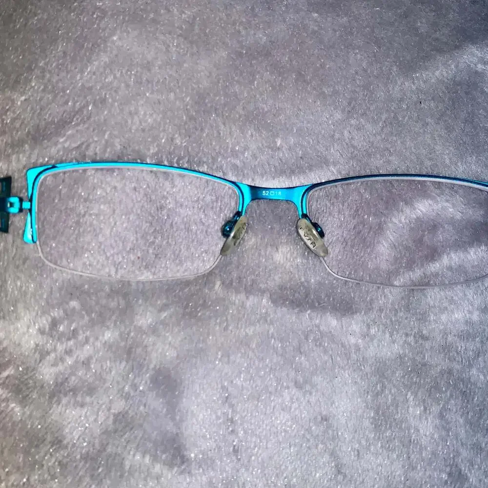 FYSH \ F-3448 \ BLACK  TURQUOISE \ 725 \ 52 - 18 \ 135 \ OPTICAL FRAMES